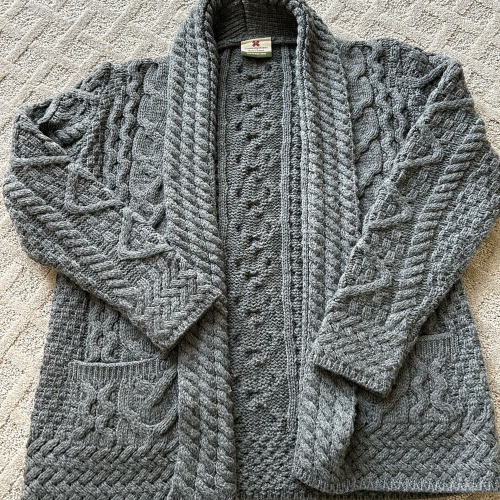 Authentic sweater/jacket from Ireland.